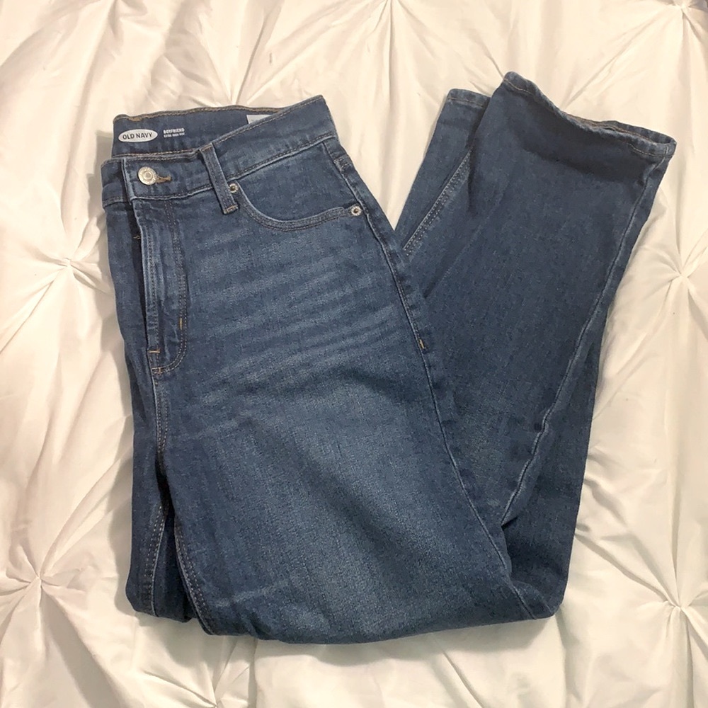 Old Navy Extra High Rise Boyfriend Jeans